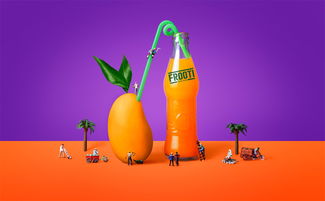 印度流行的芒果汁Frooti 更新品牌形象设计